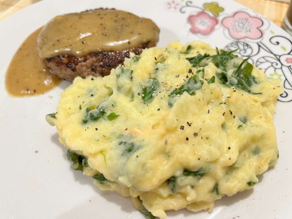 Cheesy Spinach Mashed&nbsp;Potatoes