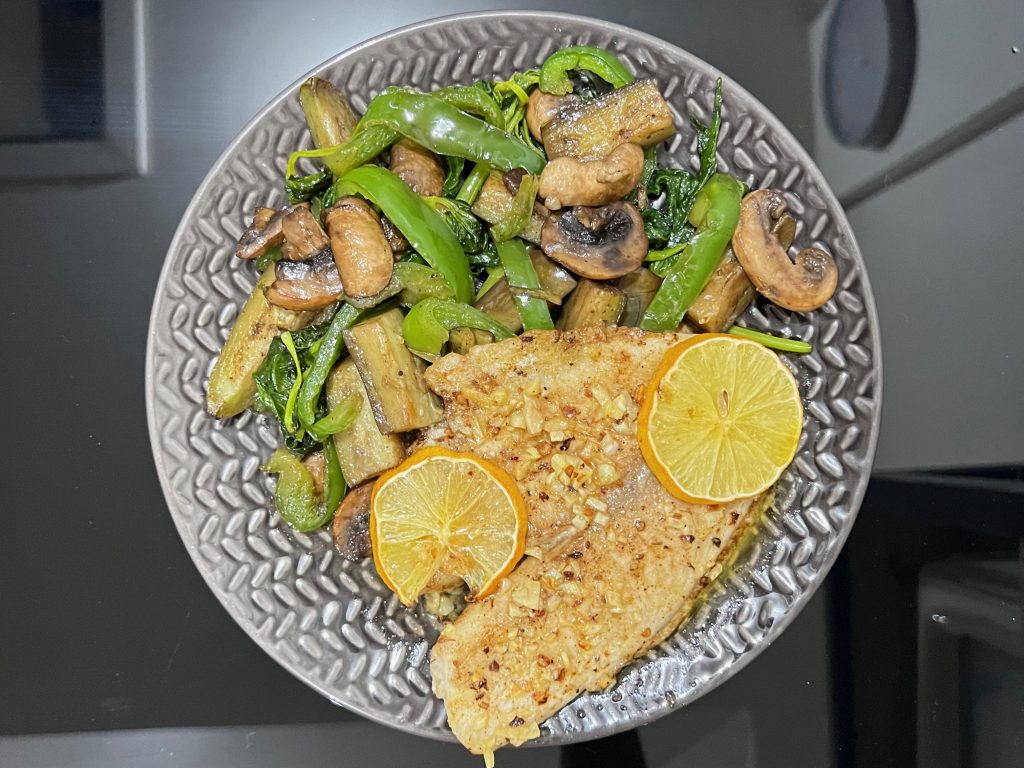Lemon Garlic Baked&nbsp;Tilapia